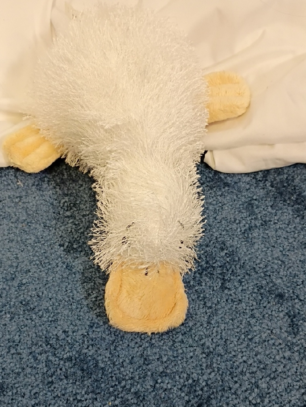 Webkinz Googles White Platypus Full Size 11" Plush Stuffed Animal HM021 NO Code